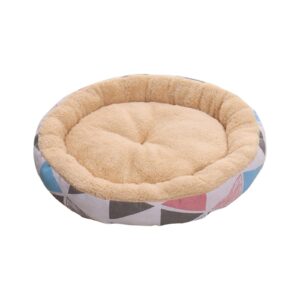 calming dog bed dog bed for small dogs prime of day deals round cat bed dog beds & furniture anti-anxiety cute soft dog bed dog crate bed(14 in)