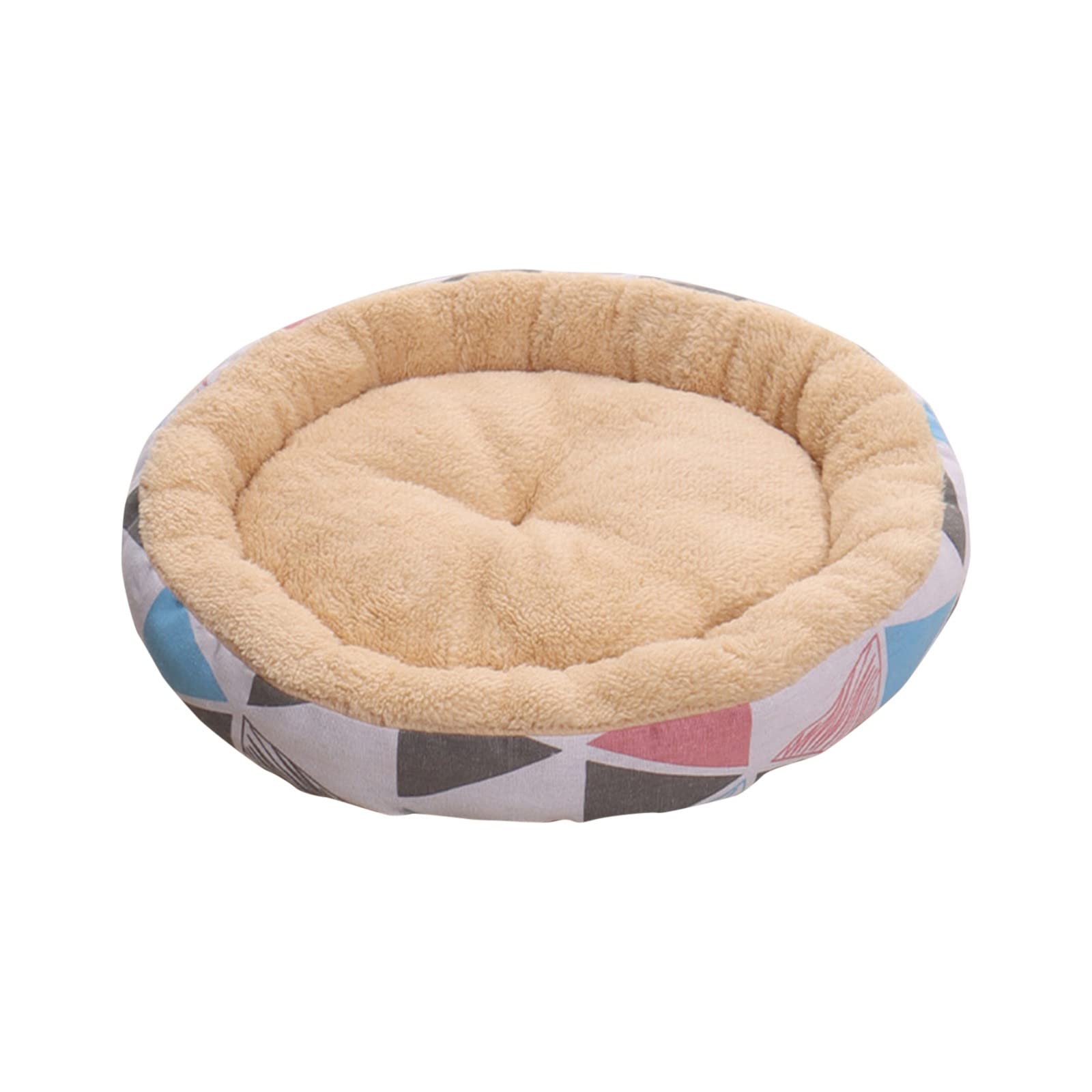 Calming Dog Bed Dog Bed for Small Dogs Prime of Day Deals Round Cat Bed Dog Beds & Furniture Anti-Anxiety Cute Soft Dog Bed Dog Crate Bed(14 in)