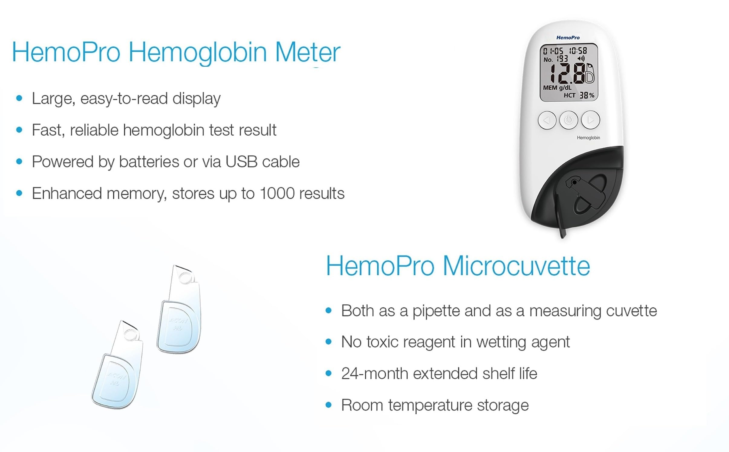 Hemopro REF C133-3011-201 Hemoglobin Meter Analyzer