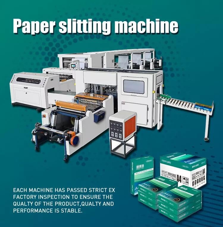 Automatic A4 Paper Cutter & Packaging Machine for A3, A4, A5 Sizes