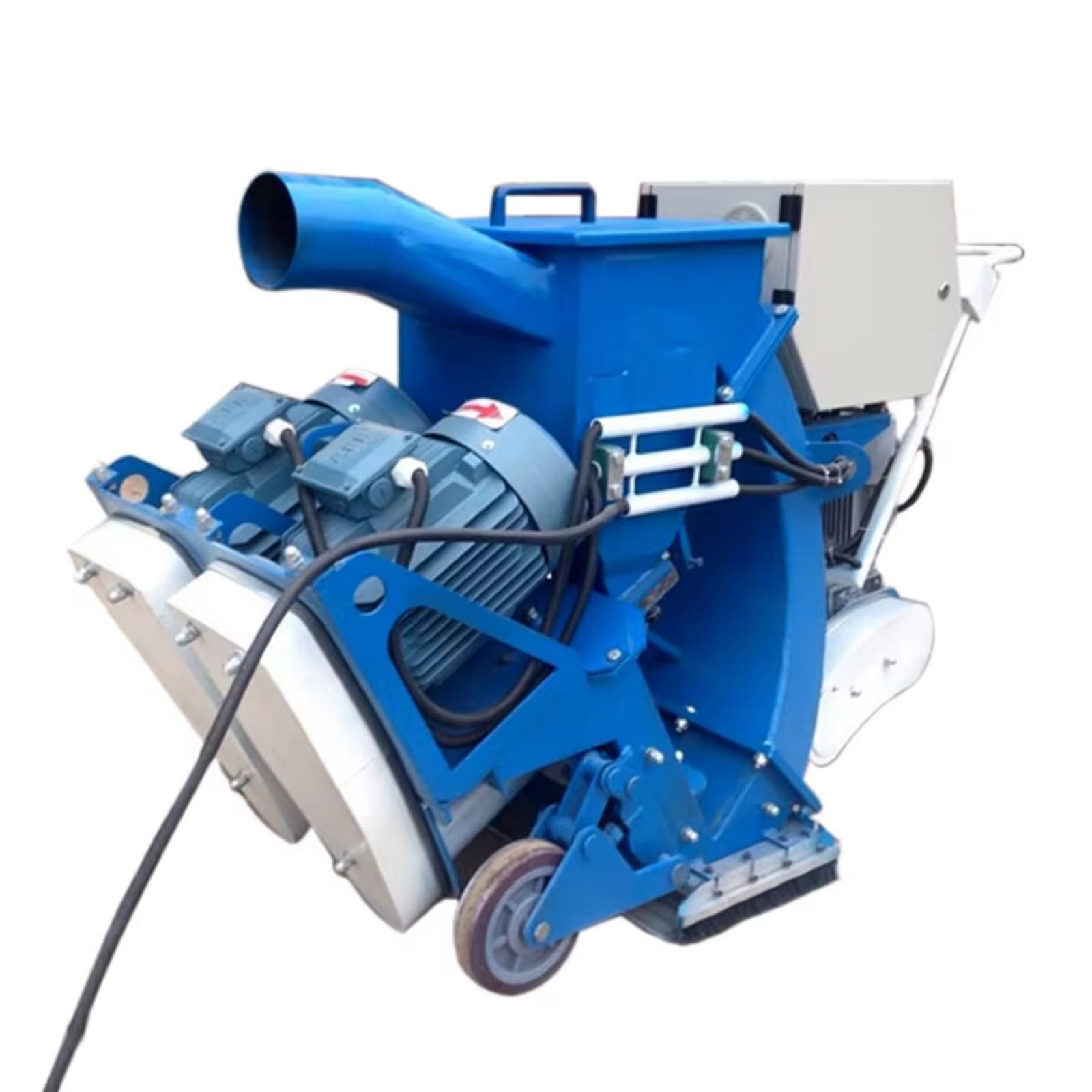 Portable dustless Vertical Shot Blasting Machine Faster Blaster for Ground Storage Tanks