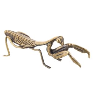 levemolo delicate mantis craft thumb rings for women creative mantis decoration small mantis decoration tabletop animals desk mantis statue small mantis sculpture mantis figurine copper