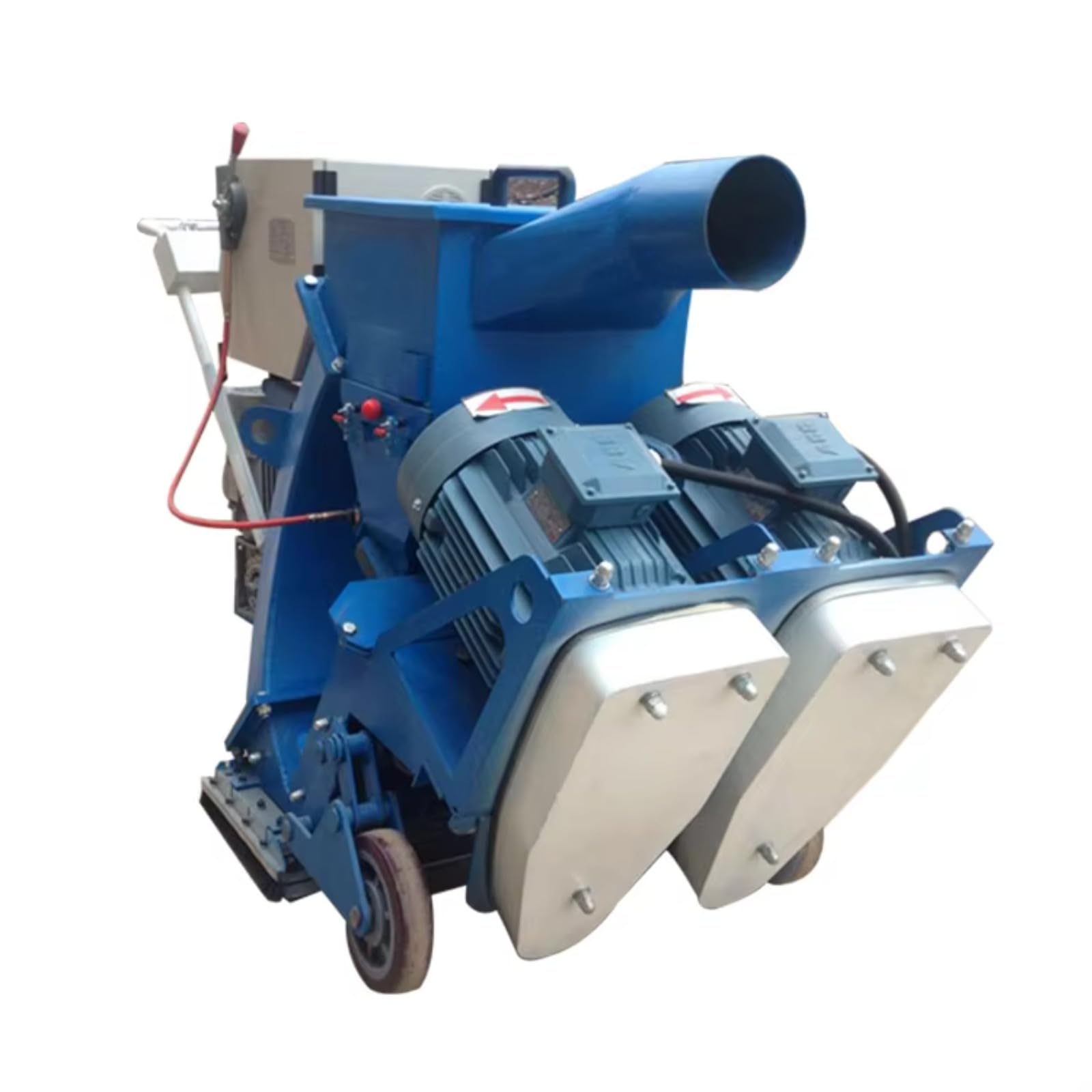 Portable dustless Vertical Shot Blasting Machine Faster Blaster for Ground Storage Tanks