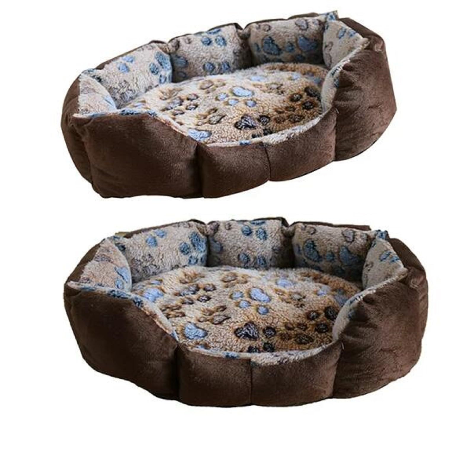 Calming Cat Bed Small Cat Bed Friday Black Deals Today Round Fluffy Dog Bed Fluffy Cat Bed Anti-Anxiety Warming Comfort Dog Bed Dog Bed for Crate(14.5 in)