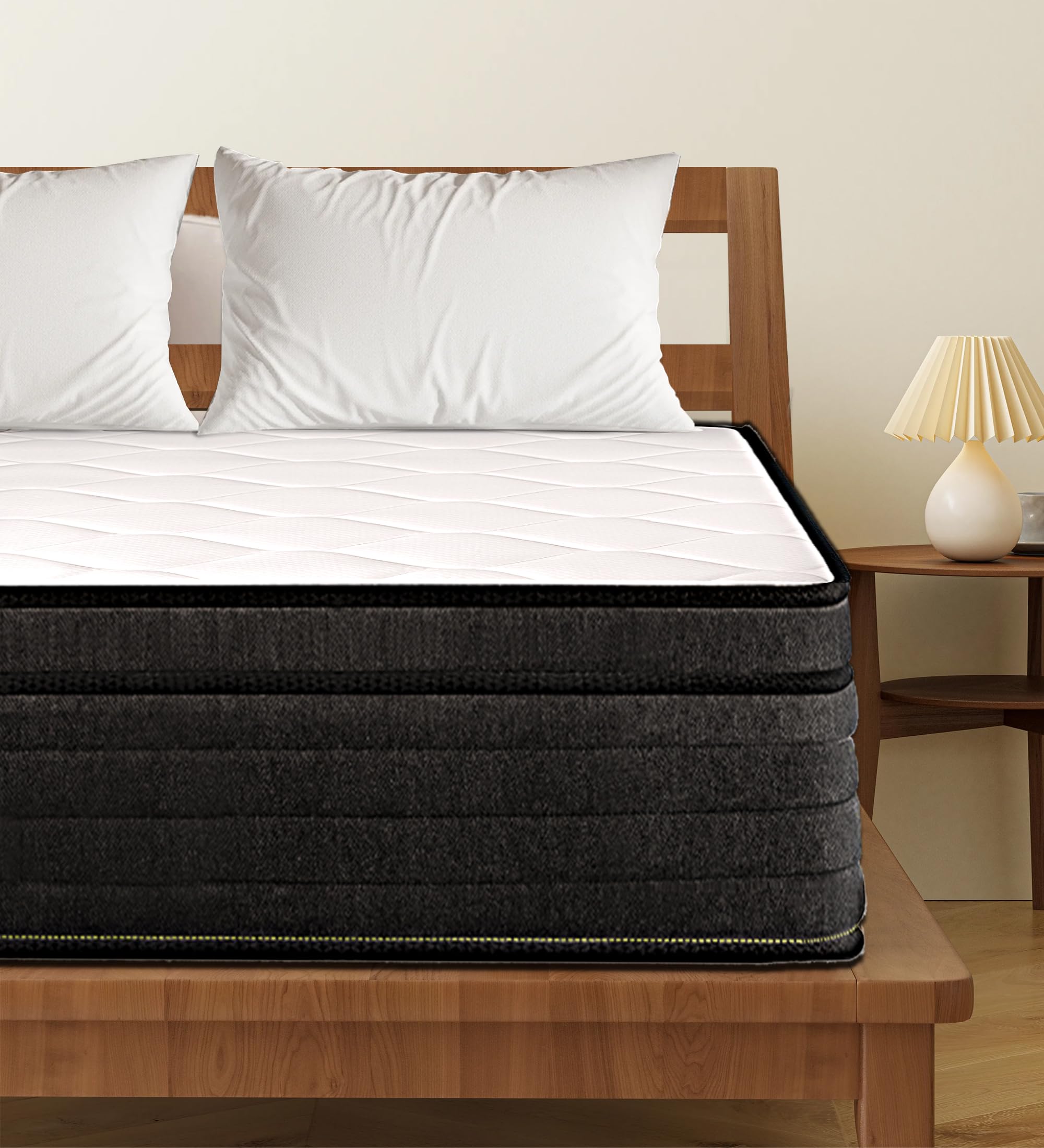 elitspace Hybrid Full Mattress,Memory Foam Hybrid 10 Inch Full Size Springs Mattresses,Fits All Bed Frames Full Size Mattress,Medium Firm Feel Mattress,CertiPUR-US.