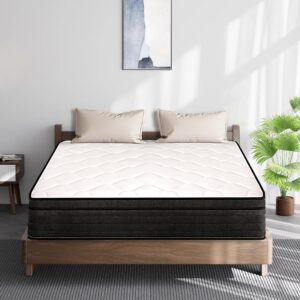 elitspace Hybrid Full Mattress,Memory Foam Hybrid 10 Inch Full Size Springs Mattresses,Fits All Bed Frames Full Size Mattress,Medium Firm Feel Mattress,CertiPUR-US.