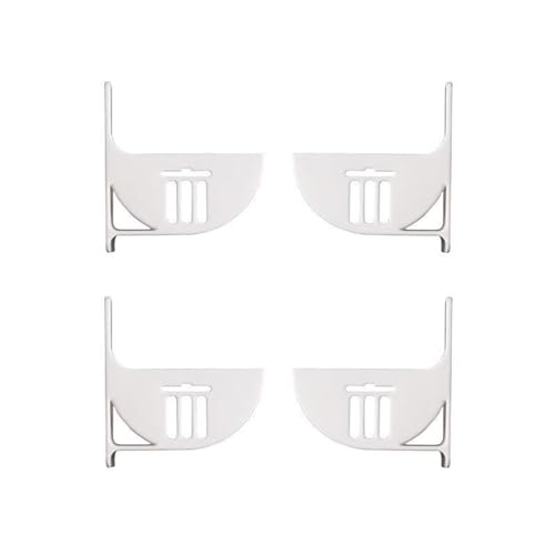 Vmohuyktx Set of 4 Convenient Wall Shelf Set Compact Wall Mounted Storage Rack Storage Shelf Display Holder