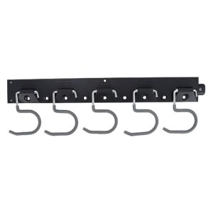 wooneky 1 set tool storage hanging strip bulk items wall mount utility hook storage rack hook wall floating shelf household tool organizer storage hooks coat hangers broom holder metal