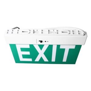 HUONIU LED Emergency Exit Sign with Light | Acrylic Clear Exit Sign for Indoor Use | AC85 to 265V