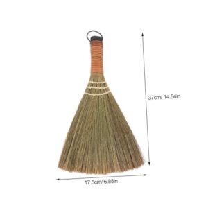 JEWEDECO Household Brooms House Broom Mini Straw Broom Desktop Duster