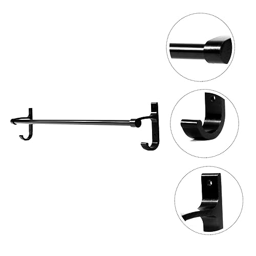 Cabilock Watering Can Hanger Stainless Bathroom Towel Bar Towel Mounted Hanger Wall Mounted Clothes Hanger Kitchen Towel Hand Towel Ring Towel Hanging Towel Holder Black