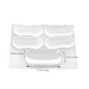 Luxshiny 3sets Toilet Seat Gasket Kit Toilet Covers Toilet Lid Bumper Silicone Toilet Bumpers Toilet Parts Bidet Bumper Attachment Toilet Seat Bumper for Bidet Attachment 5pcs*3