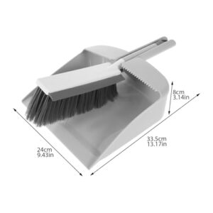 Unomor 1 Set Small Brush and Dustpan Pp The Pet Desk Cleaner Brush Car Cleaning Brush Interior Multi-Function Whisk Broom