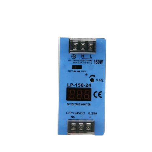 LP-150-12 150w 12v 12.5A 24V 6.25A Digital Monitor din Rail Switching Power Supply TSIOHKBS(12V)