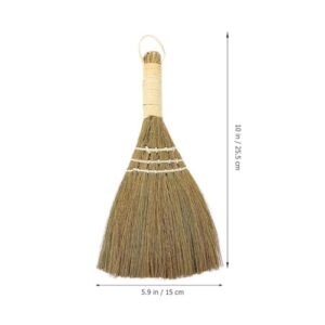 Unomor 3pcs Kitchen Cleaning Broom Handle Home Table Whisk Brooms Desk Brooms Supplies Mini Desktop Dust Broom Whisk Broom for Car Small Whisk Broom Hand Whisk Broom Tool Sweep Miscanthus