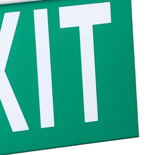 HUONIU LED Emergency Exit Sign with Light | Acrylic Clear Exit Sign for Indoor Use | AC85 to 265V