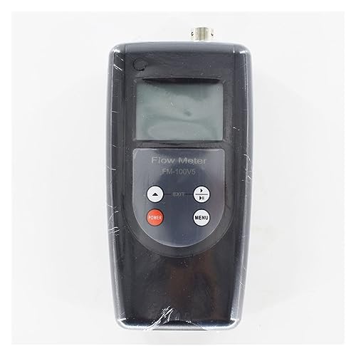 Portable Flow Meter, FM-100V5 Digital Flowmeter, Portable Flow Rate Meter Open Channel Flow - Long Lasting