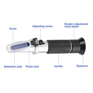 Brix Refractometer Professional Accurate Sugar Tester Meter Suitable for Beer Fruit Juice