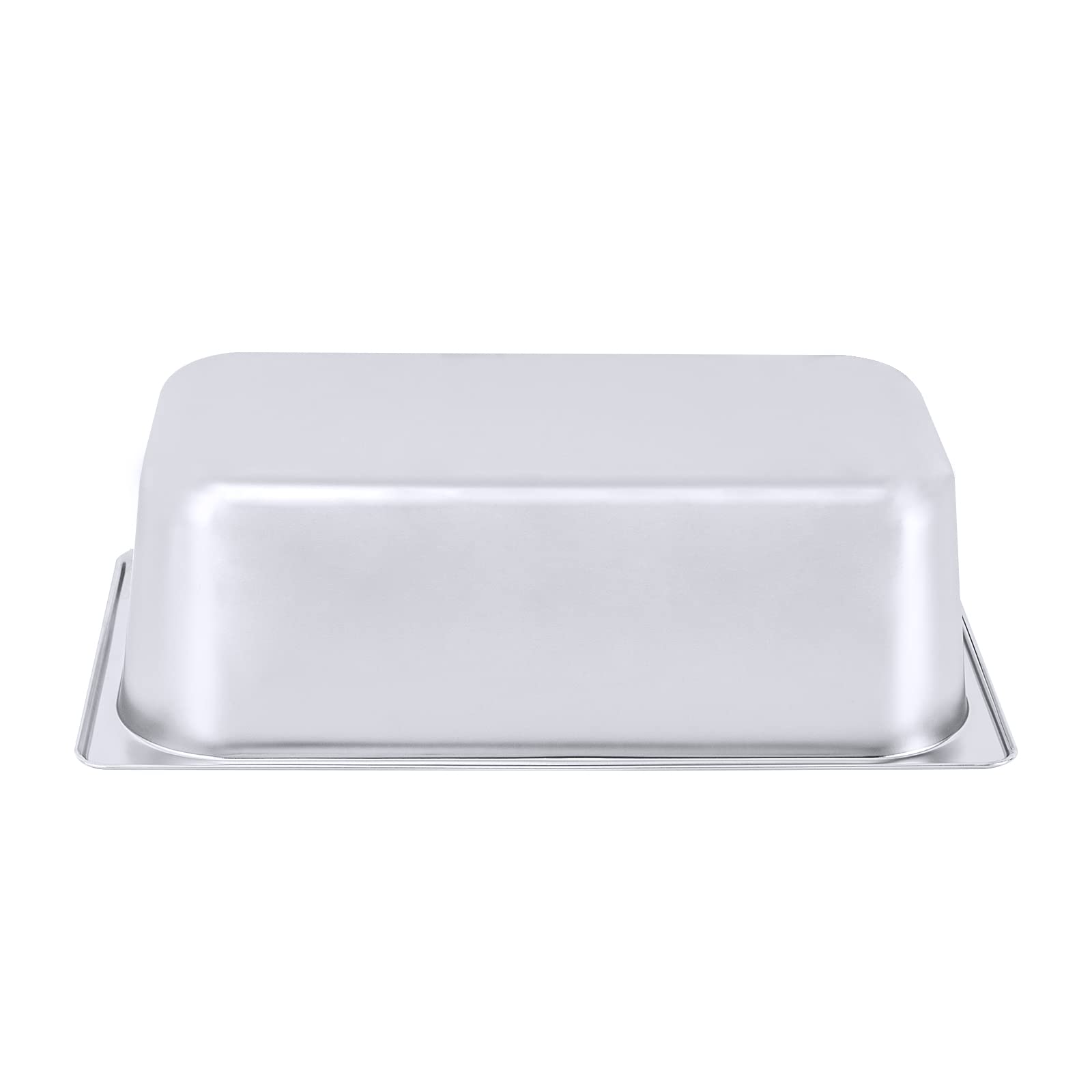 HULOKYM 6Pcs Steam Table Pan Meal Tray Hotel Pan Catering Food Pan Stainless Steel Pan for Restaurant Buffet