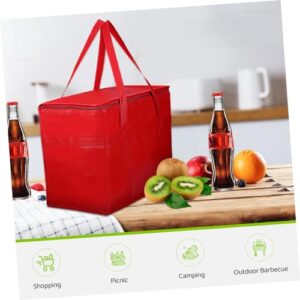 CHILDWEET 4pcs Insulation Bags Freezer Shopping Bags Insulated Catering Bags Insulated Thermal Bags Cooler Bags Insulated Food Bag Grocery Shopping Bags Insulated Bag Non-Woven Fabric