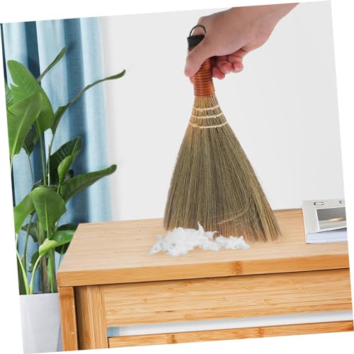 CRILSTYLEO Broom Countertop Cleaning Sweeping Dust Brush Handheld Whisk Brush Small Cleaning Brushes Floor Cleaning Tool Asian Thai Duster Cleaning Supplies Brush for Desk Table Decor