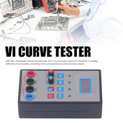 ANGGREK VI Curve Tester, ASA VI Curve Tester Synchronous Display 1.3 Inch Screen Easy Operation Handheld for Circuit Board