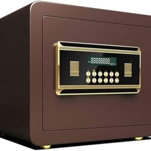 Security, LCD Display Safe Safety Furniture Built-in Alarm Wall Fixed Installation Digital Key Safe Cabinet Safe For ID Papers, A4 Documents, Laptop Computers, Jewels 35 * 30 * 30cm-1