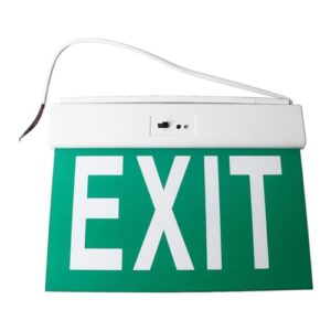 huoniu led emergency exit sign with light | acrylic clear exit sign for indoor use | ac85 to 265v