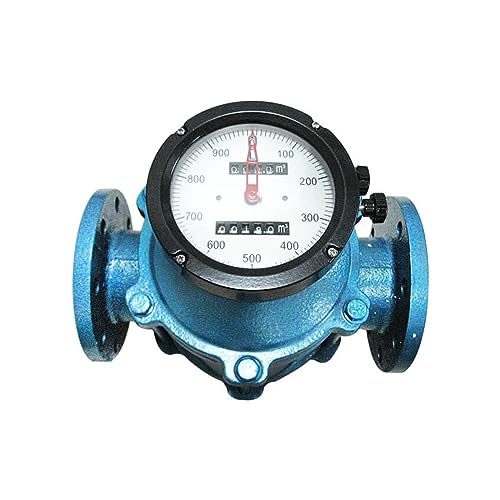 Fuel Oval Gear Flow Meter, Fuel Flow Meter Water Liquid Flow Meters Measuring Tools - Long Lasting(DN20)