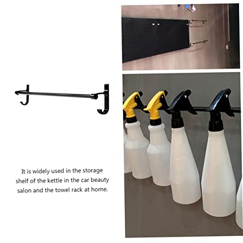 Cabilock Watering Can Hanger Stainless Bathroom Towel Bar Towel Mounted Hanger Wall Mounted Clothes Hanger Kitchen Towel Hand Towel Ring Towel Hanging Towel Holder Black