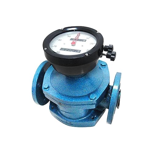 Fuel Oval Gear Flow Meter, Fuel Flow Meter Water Liquid Flow Meters Measuring Tools - Long Lasting(DN20)