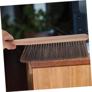 MOLUCKFU BBQ Mesh Brush Whisk Brooms Carpet Cleaning Brush Cleaning Brushes for Household Use Sweeping Bed Brush Clothes Cleaning Brush Blanket Brush Fireplace Broom Replacement Wooden