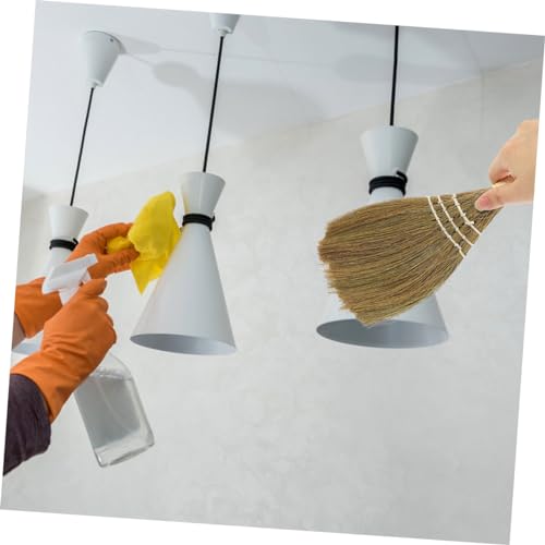 Cabilock 3pcs Kitchen Cleaning Broom Mini Broom Straw Broomstick Desk Dust Broom Miniature Desk Cleaner Short Asian Broom Dusting Table Whisk Brooms Household Brooms Desk Duster Miscanthus