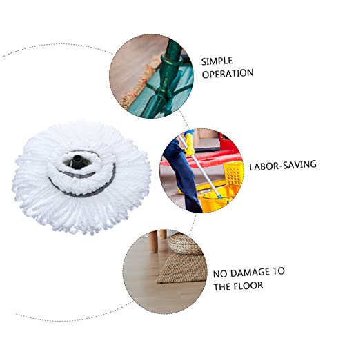 Anneome Mop Replacement Head Wet Mop Heads Replacements Cleaning Mops Mops for Floor Cleaning Mop Parts Replacement Industrial Mop Handle Commercial Refill Floor Mops Cotton Thread