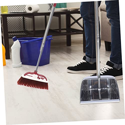 Unomor 1 Set Broom Dustpan Combination Garbage Shovel Broom Outdoor Household Dustpan Home Broom Supple Broom Broom Dustpan and Broom for Home Dustpan with Broom Stainless Steel