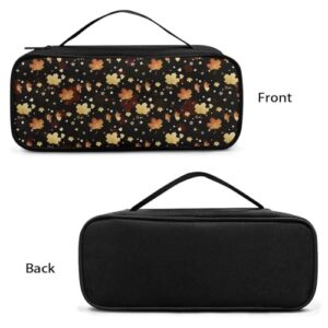 Rnyleeg Fall Stethoscope Cover Maple Leaf Print Portable Stethoscope Case for Home Shockproof Stethoscope Bag for Nurses Lightweight Stethoscope Travel Holder