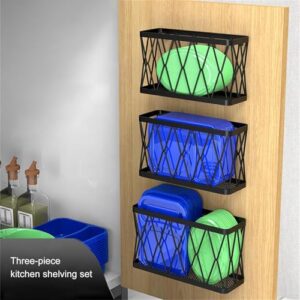 KATAZO Bathroom Cabinet Door Storage Basket Elegant Wall Mounted Organizers Functional Storage Basket for Home Essential