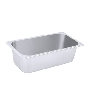 hulokym 6pcs steam table pan meal tray hotel pan catering food pan stainless steel pan for restaurant buffet