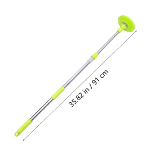 Outanaya 1 Set Mop Pole Rotating Mop Accessory Rod Mopping Replacement Rotating Commercial Mop Handle Mop Rod Mop Handle Replacement Floor Cleaner Mop Rotating Mop Part Pole Green Plastic