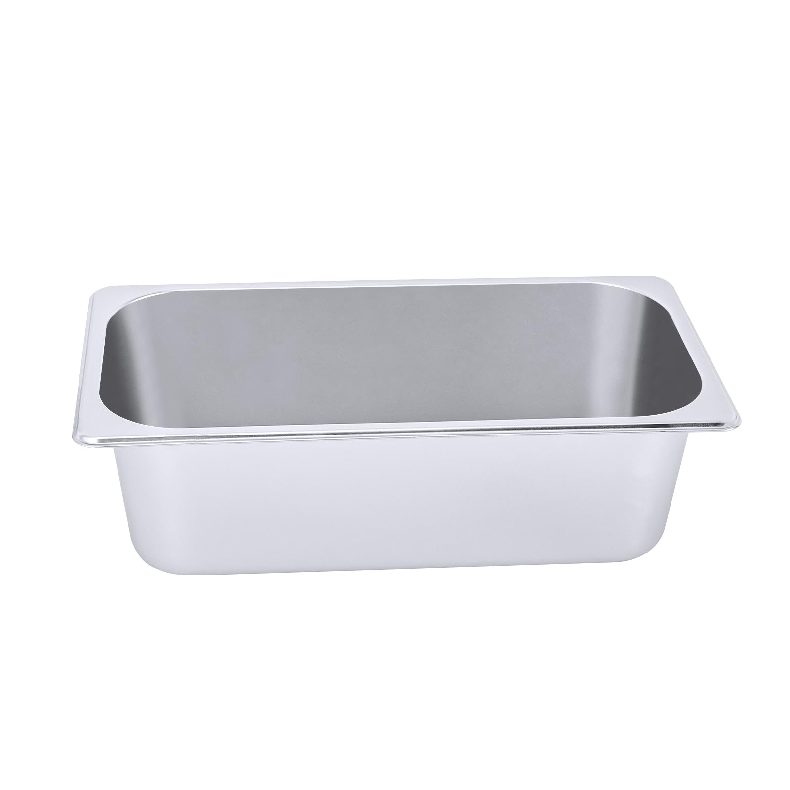 HULOKYM 6Pcs Steam Table Pan Meal Tray Hotel Pan Catering Food Pan Stainless Steel Pan for Restaurant Buffet