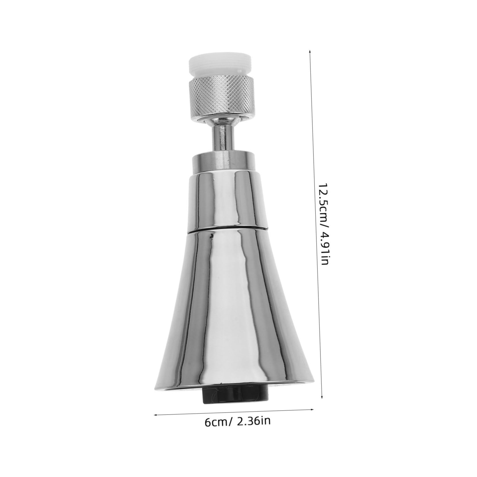 1 Set Booster Faucet Convenient Faucet Head Kitchen Tap Sprayer Sturdy Faucet Extender Jets for Bathtub Kitchen Faucet Extender Faucet Supply Rotated Faucet Head Abs Silver Gadpiparty