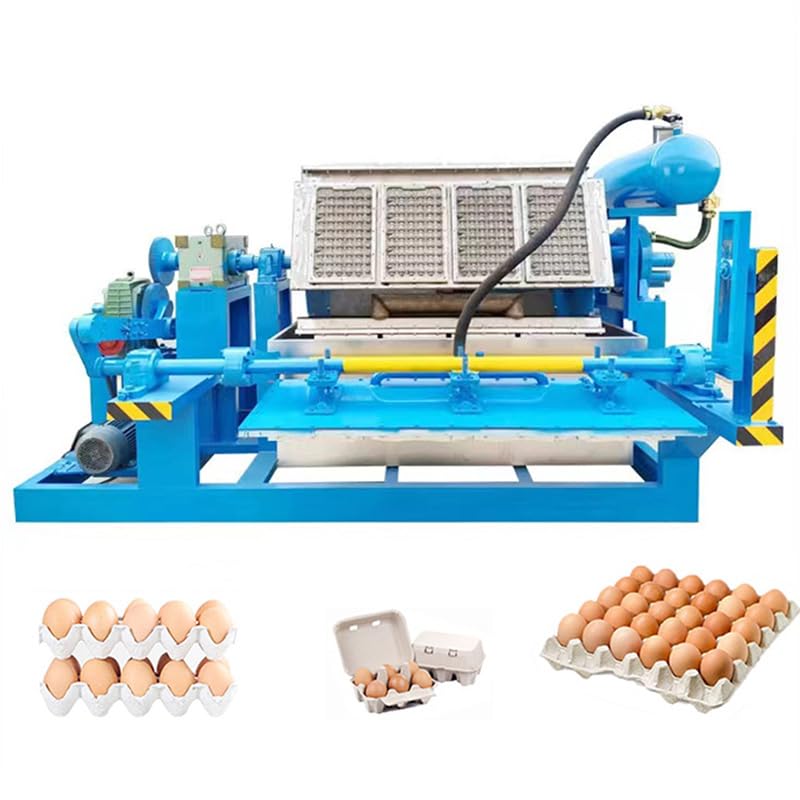 Manual Egg Tray Packing Machine Compact Paper Pulp Molding Line