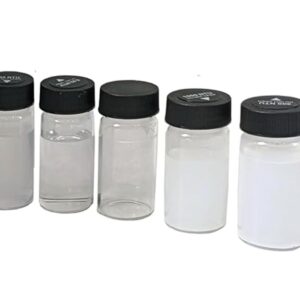 VTSYIQI Turbidimeter Glass Vials Pack of 4 Storage Bottle with No Calibration Liquids for TB200 Portable Turbidity Meter