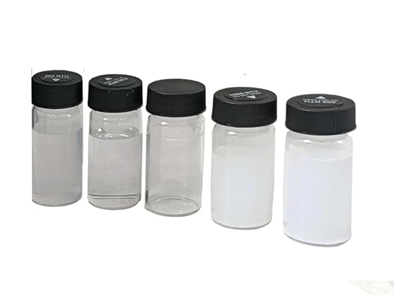 VTSYIQI Turbidimeter Glass Vials Pack of 4 Storage Bottle with No Calibration Liquids for TB200 Portable Turbidity Meter