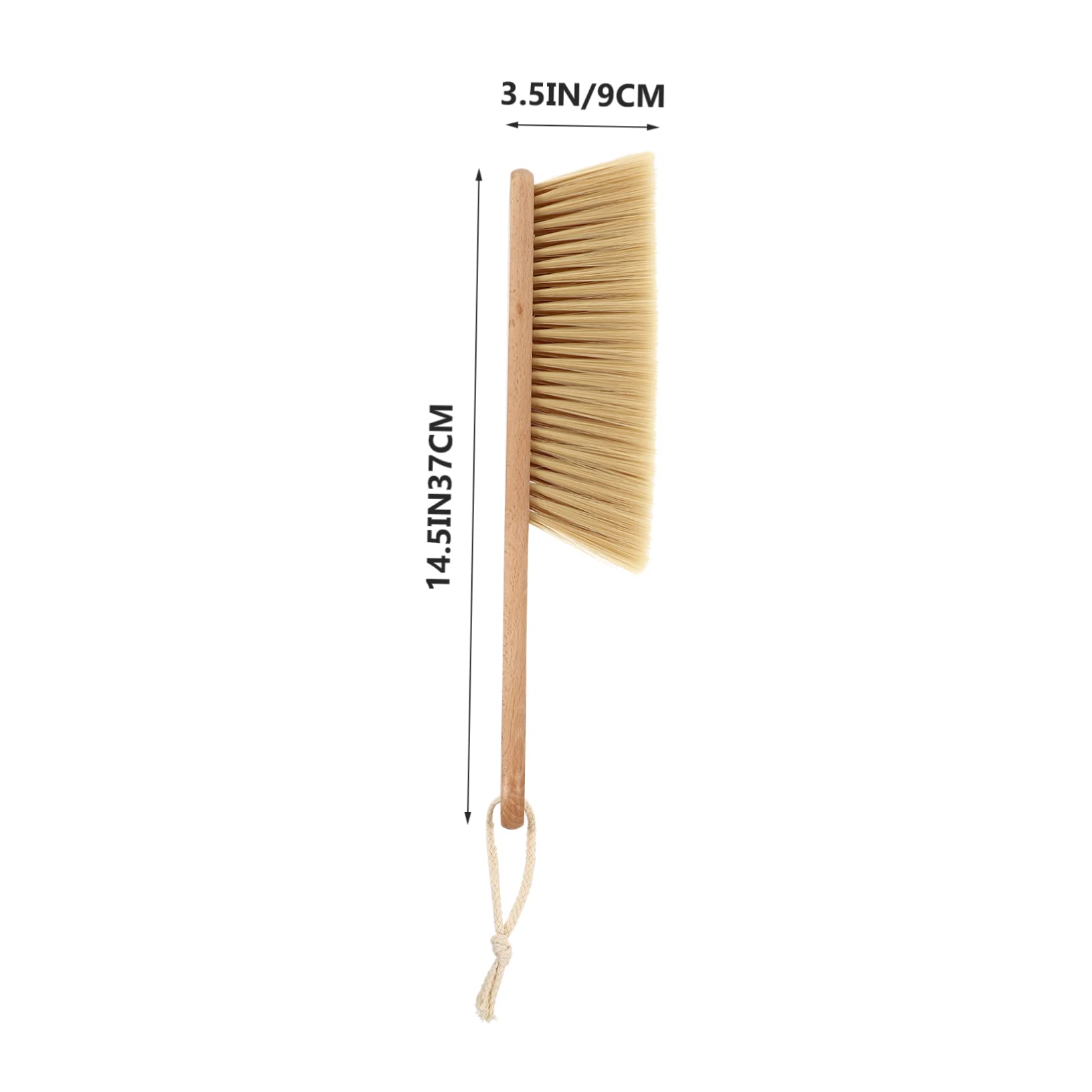 SEWOART 1pc Cleaning Brush Hand Sweeper Brush Bristles Dusting Brush Carpet Broom Drafting Brush Duster Brush Cleaning Broom Brooms Household Cleaning Bed Broom Soft Brush Home Khaki Wood