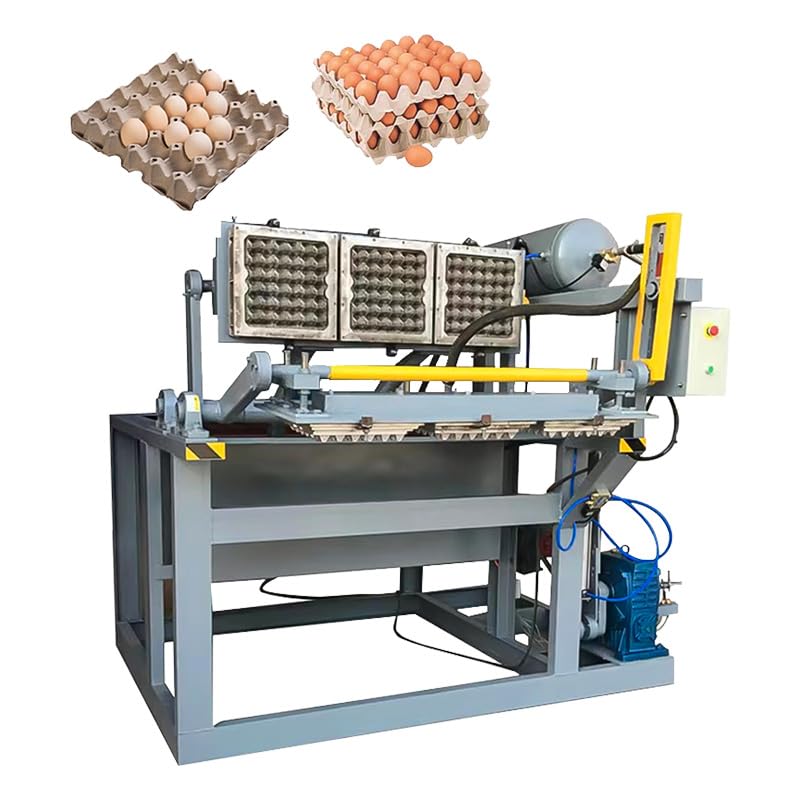 Egg Tray Machine 1000 to 1500 Pieces Per Hour Paper Pulp Carton Making Machine for Business