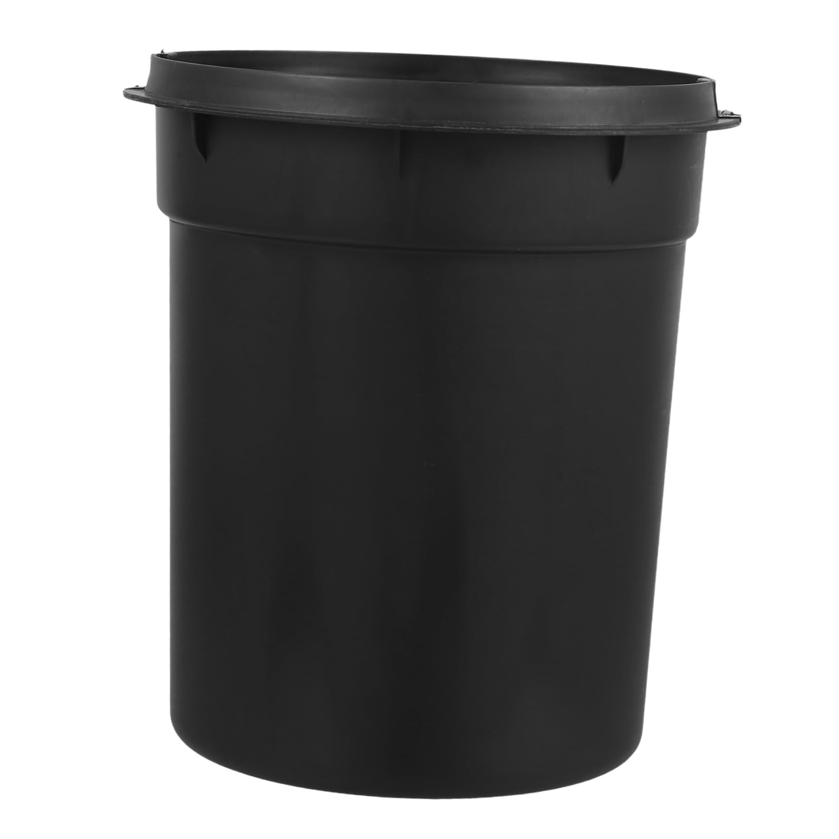 WHAMVOX Garbage Can Round Trash Can Kitchens Trash Can Round Trash Bin Wastebasket Liner Bucket Trash Bin Inner Trash Can Insert Replacement Bathroom Garbage Bin Bucket Saver Black Abs