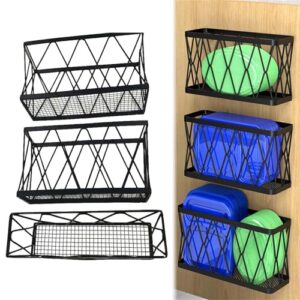 KATAZO Bathroom Cabinet Door Storage Basket Elegant Wall Mounted Organizers Functional Storage Basket for Home Essential