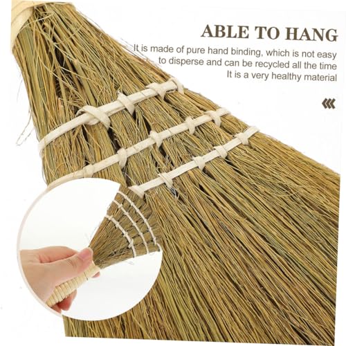 Cabilock 3pcs Kitchen Cleaning Broom Mini Broom Straw Broomstick Desk Dust Broom Miniature Desk Cleaner Short Asian Broom Dusting Table Whisk Brooms Household Brooms Desk Duster Miscanthus