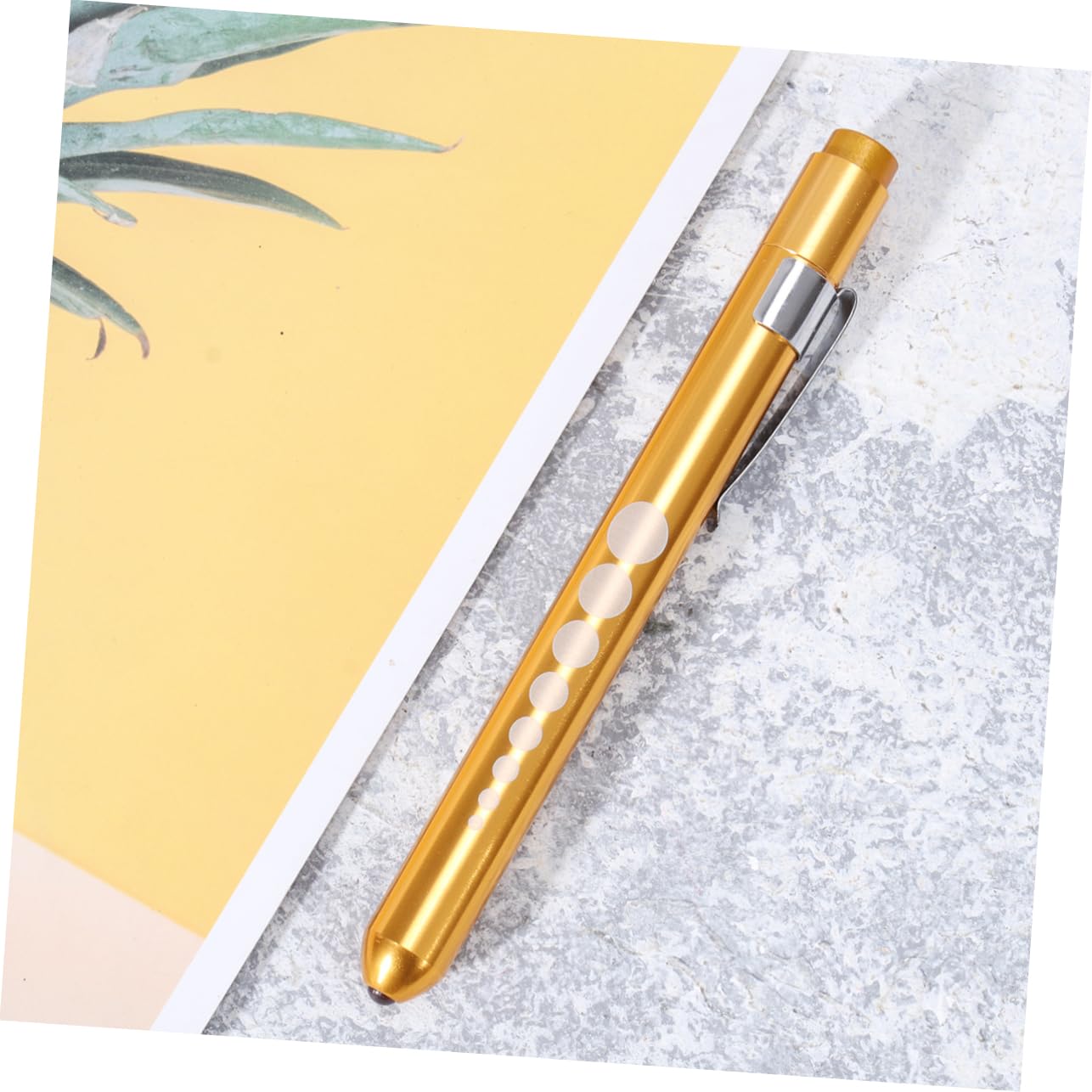 ULTECHNOVO Props Pen Torch Medical Cases Cute LED Pen Rechargeable Pen Light Accessories Yellow